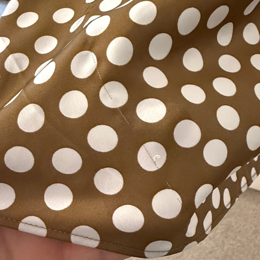 J.Crew polka dot midi skirt in machine washable fabric (size L) - Picture 4 of 5